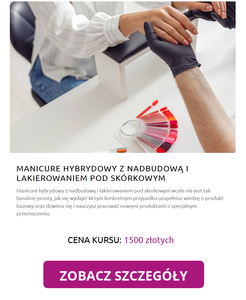 kurs paznokci, kursy paznokci, kurs robienia paznokci, kurs stylizacji paznokci, kurs stylizacji paznokci dla początkujących, kurs na paznokcie